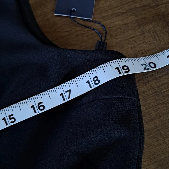 Tommy Hilfiger Womens Black/Blue/White Sleeveless Dress Size 14 - Picture 6 of 6